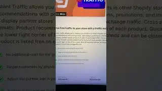 Free Traffic for Shopify 