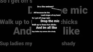 Do u like eminem?