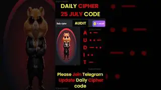 Hamster Kombat Daily Cipher 25 July | 25 July daily cipher code hamster kombat 