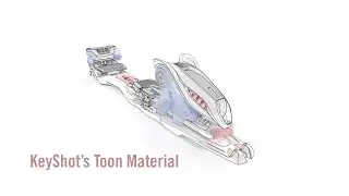 KeyShot's Toon materials TUTORIAL