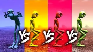 Alien dance VS Funny alien VS Dame tu cosita VS Funny alien dance VS Green alien dance VS Dance