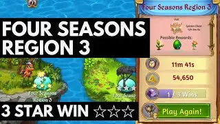 Merge Dragons Four Seasons Region 3 • 3 Stars On 1st Win ☆☆☆