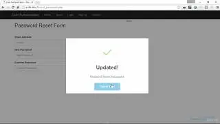 PHP Login and Registration System: Password Reset - (Send Password Reset Link to Email Address)