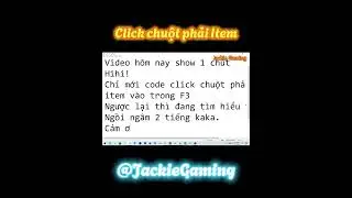 #Shorts Click chuột phải Item đeo lên người Jx Win