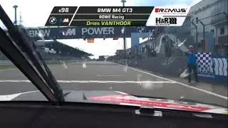24h Nürburgring 2023 | #98 ROWE BMW final stint chasing the Frikadelli Ferrari onboard