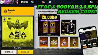 REDEEM CODE FFAC 2021 FREE GLOO WALL BUNDLE ETC.. - FREE FIRE