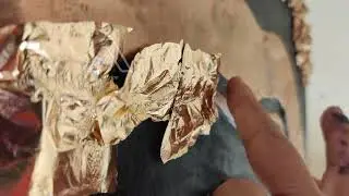 Satisfying Texture Painting| ASMR | Palette knife| Geode painting without RESIN