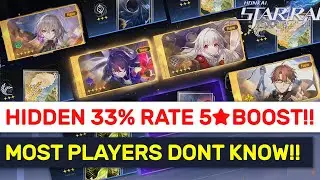 HIDDEN 5★ RATE BOOST EXPLAINED!!! NEW F2P Tricks & Plans For 5★!! | Honkai: Star Rail
