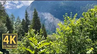 Mountain Pathway Nature Walk 4K (With Ambient Nature Sounds And Music)