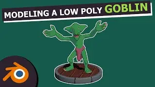 Modeling and Rigging a Low Poly Goblin in Blender (Timelapse + Some tips)