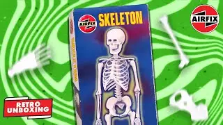 Retro Unboxing Airfix : Human Skeleton!