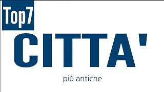 Città più antiche