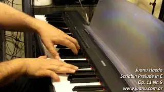 Juanu Haedo   Scriabin Prelude in E Op  11 Nr  9