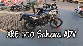 Pilotei a XRE 300 Sahara pela primeira vez