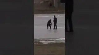 Amish From Pennsylvania Skating On The Ice ❄️🥶
