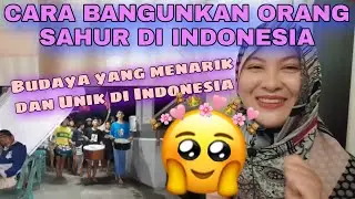 CARA BANGUNKAN ORANG SAHUR DI INDONESIA | MALAYSIAN REACT TO INDONESIA
