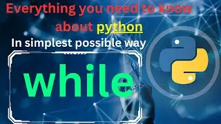 while loop in python | Iterative statements in python | python full course | complete python |