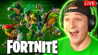 🔴 Teenage Mutant Ninja Turtles in FORTNITE!! LIVE