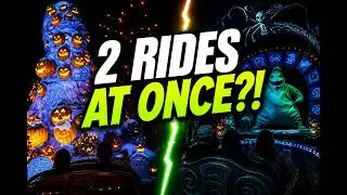 Haunted Mansion Holiday Split-Screen POV | The Nightmare Before Christmas 2025 | Disneyland