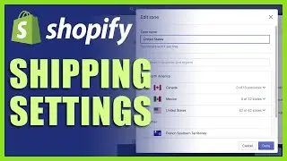 How To Setup Your Shopify Shipping Rates & Settings