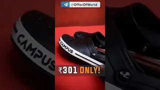 ₹301 - Campus Men Clogs - Telegram Broadcast Loot Deals - Flipkart Loot #latestoffer #lootoffer
