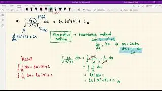 DM025 | Chapter 6 Integration of Logarithmic Functions | Examples