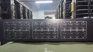 32 40 48 channel HD HDMI Encoder support H264+H265 video UDP RTP RTSP RTMP HLS M3U8 SRT IP protocol