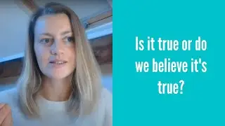 Is it true or do we believe it's true?