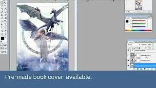 The Fairy 🧚‍♀ and the Dragon🐉 Fantasy Premade book cover - Quick video