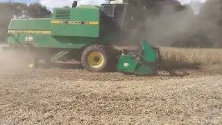 Colheita da Soja SLC 6200!Força Agrorural