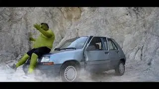 Omco the "Bosnian Hulk" - Car Smash