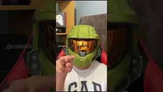 Así es el CASCO DE LUJO de MASTER CHIEF 🥵 #shorts #halo #pozole #masterchief #unboxing #fy