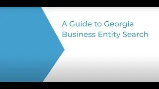 What is Georgia business entity search? | IncParadise
