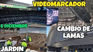 💥 RETIRAN LAMAS de la PIEL ENVOLVENTE ⚠️ OBRAS del SANTIAGO BERNABÉU (6 diciembre 2023)