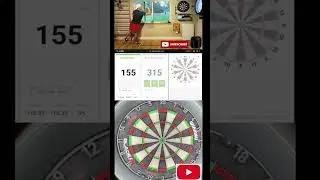 12 Darter to open the leg! #steeltipdarts #180 #12Darter #Ironmandarts #PDC #scolia