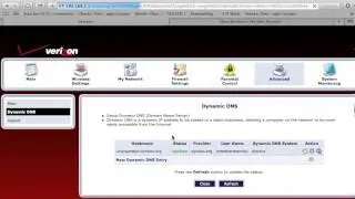 Setting up Domain Name (Dynamic DNS) for Verizon Fios Router