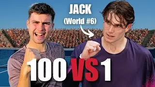 I Challenged Jack Draper To A Match - 100vs1