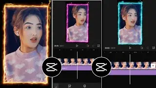 Capcut Neon Colour Effect Video Editing Tutorial | Neon Border Effect Video Editing