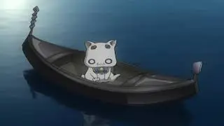 Aria is on a boat