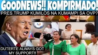 PRES.TRUMP KUMILOS NA? KUMAMPI NA SA OVP AT NI FPRRD, PALASYO WALA NG MAGAWA