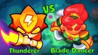 Blade Dancer vs Thunderer Rush Royale Best Deck Gameplay PvP F2P