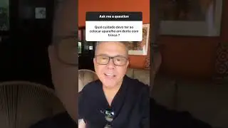 Cuidados com aparelho em dente com trinca! 😉