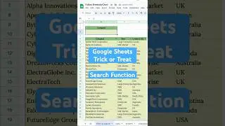 Search function with FILTER/SEARCH 🔍 