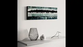 Multi Swiping With Two Colors Acrylic Pour Painting, Flow Art, Fluid Art Technique, Swipe Technique