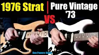Pure Vintage '73 Pickup Strat Set  VS  1976 Fender Stratocaster