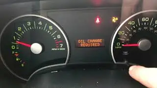 Reset the Oil Change Required Dash Light Ford Explorer 2006 2007 2008 2009 2010 Check Engine Clear