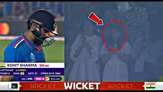 Rohit Sharma Crying When Got Out On 86 Run & missed His 8th century Of Worldcup | IND vs PAK