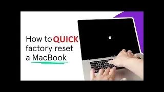 How to erase and reset MacBook Pro