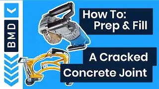 How To Prep And Fill A Cracked Concrete Joint