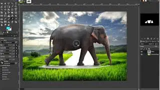 GIMP: toverstafje - kopieren en plakken